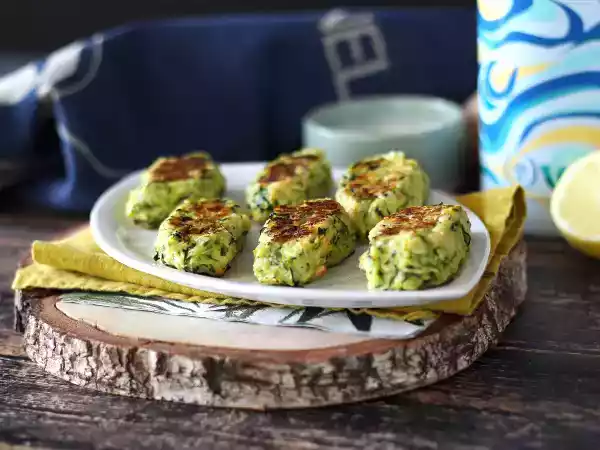 Opskrift Bagte kødboller af courgette