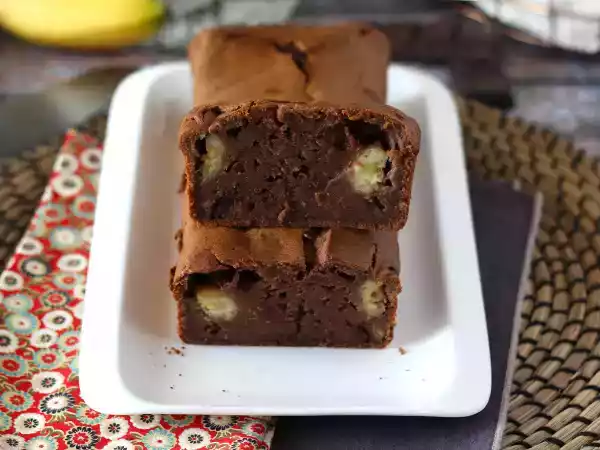 Opskrift Ekstra lækker banan- og chokoladekage!
