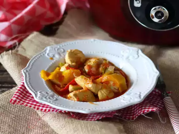 Opskrift Express basquaise-kylling i cookeo