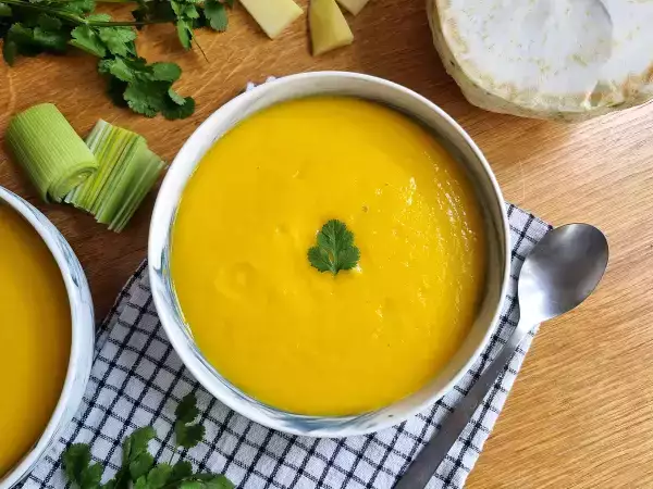 Opskrift Grøntsagssuppe med thermomix