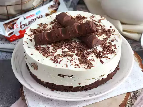 Opskrift Fabelagtig kinder bueno cheesecake uden bagning