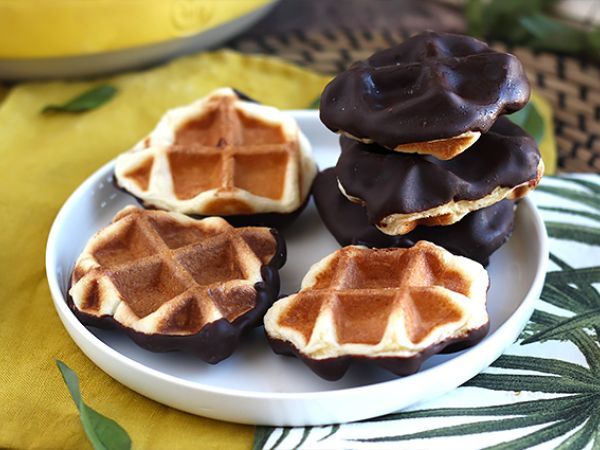 Opskrift Mini chokoladevafler