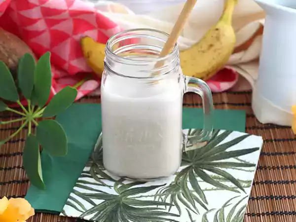 Opskrift Vegansk banan-milkshake