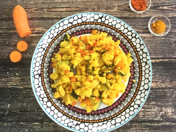 Opskrift Express couscous (kylling og grøntsager)