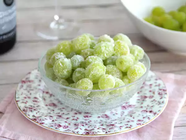 Opskrift Druer med prosecco