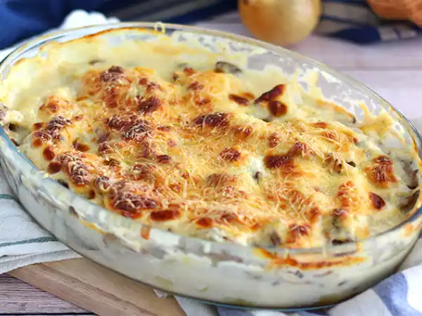 Opskrift Gratin af fisk, en enkel og nem opskrift