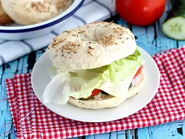 Opskrift Vegetarisk bagel