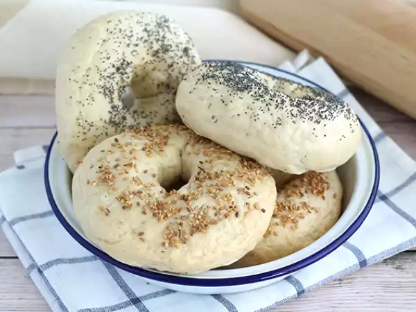 Opskrift Hjemmelavede bagels