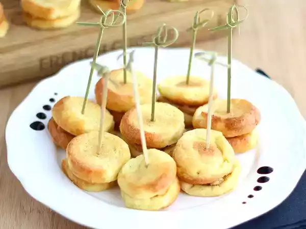 Opskrift Foie gras-makroner med queneller
