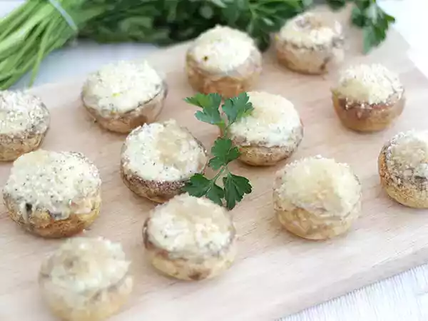 Opskrift Fyldte svampe til en aperitif