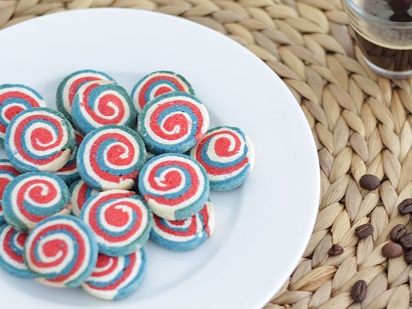 Opskrift Trefarvede shortbread-kiks, fransk flag
