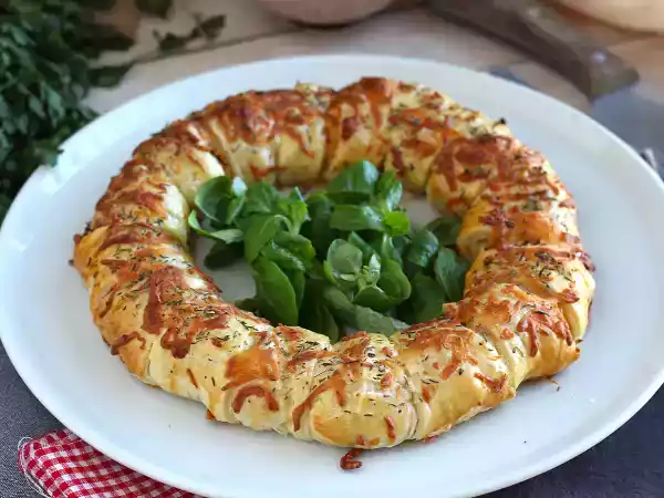 Opskrift Butterdej med laks og sennep