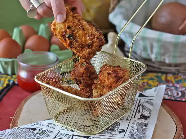 Opskrift Paneret kylling i air fryer: nemt og klar på 20 minutter