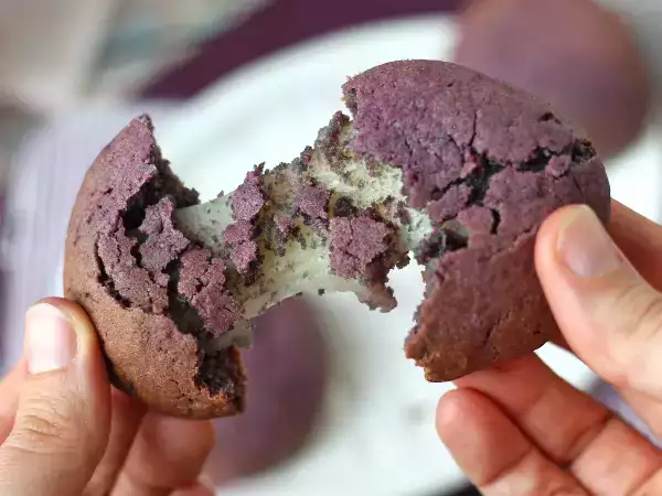 Opskrift Mochi-kager med ube