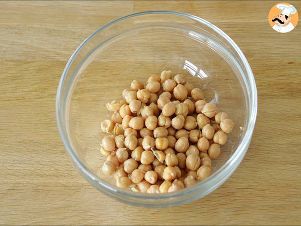 Cremet hummus - Forberedelse trin 1