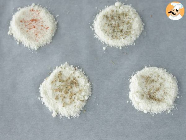 Parmesanchips med krydderurter og krydderier - Forberedelse trin 2