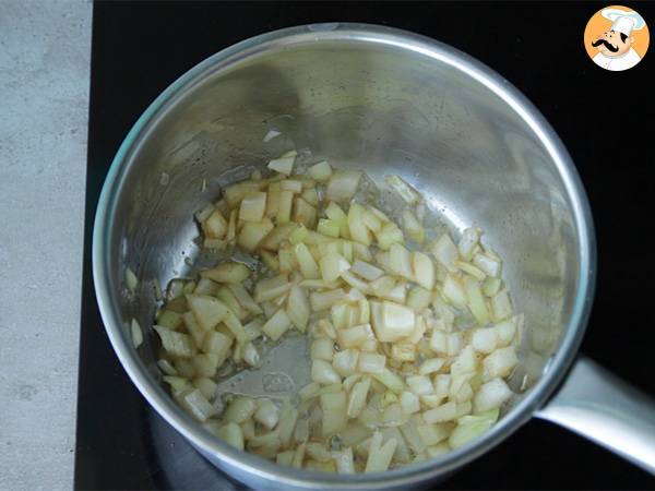 Courgettsuppe med fløde - Forberedelse trin 1