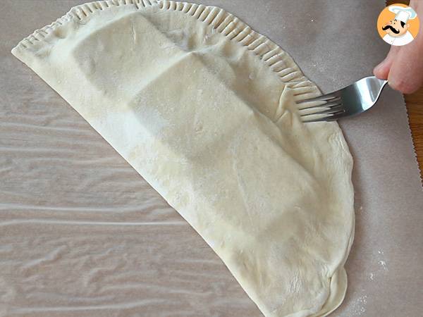 Chausson med raclette, savoyardisk calzone - Forberedelse trin 4