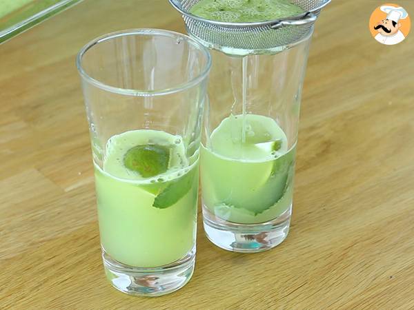 Agurk Mojito, alkoholfri cocktail - Forberedelse trin 3