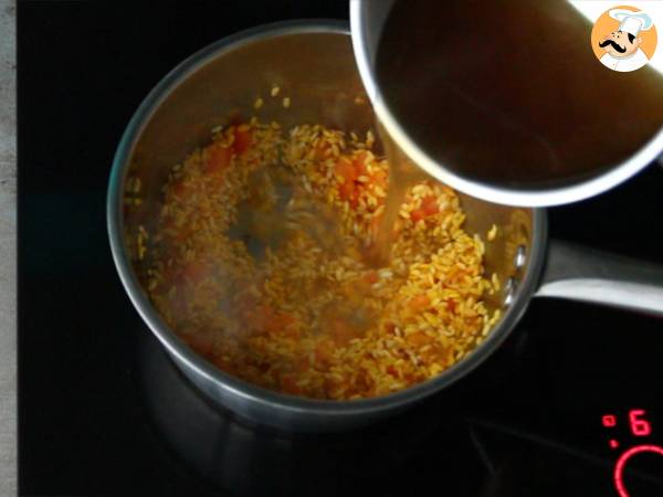 Risotto af kammuslinger med safran - Forberedelse trin 2