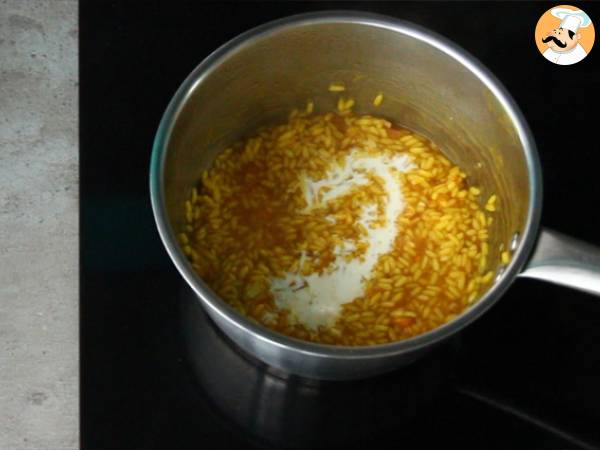 Risotto af kammuslinger med safran - Forberedelse trin 4