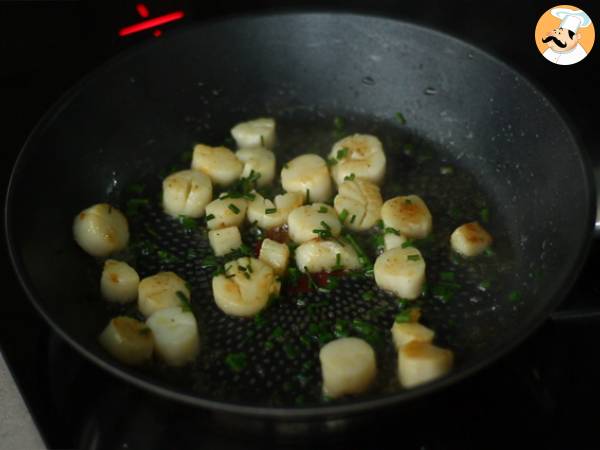 Risotto af kammuslinger med safran - Forberedelse trin 5