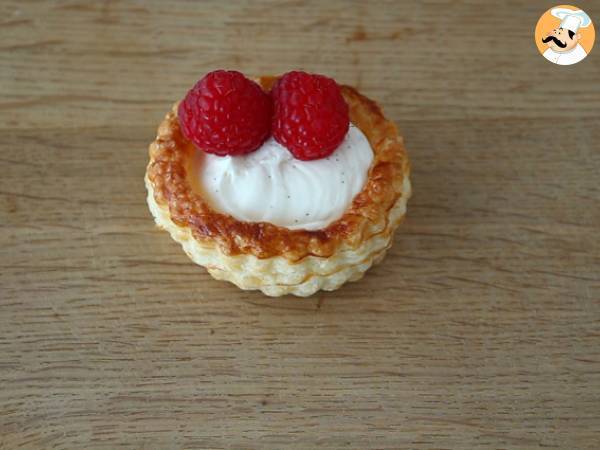 Hindbær og mascarpone vol au vent - Forberedelse trin 5