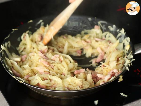 Hvidkål med bacon - Forberedelse trin 4