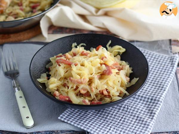 Hvidkål med bacon - Forberedelse trin 5