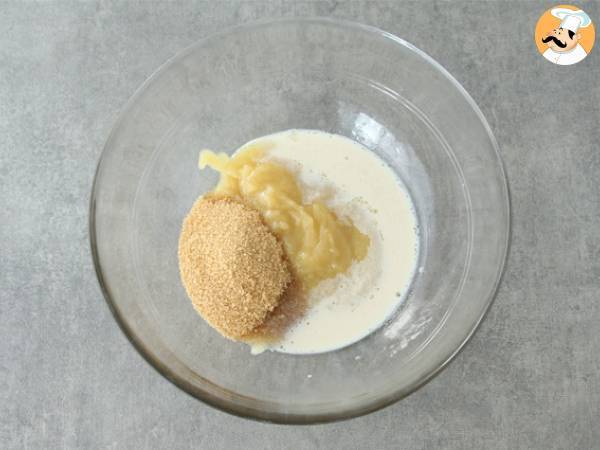 Sojayoghurtkage med æblemos (vegansk og glutenfri) - Forberedelse trin 1