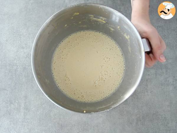 Vanilje- og chokolademarmorerede crepes - Forberedelse trin 2