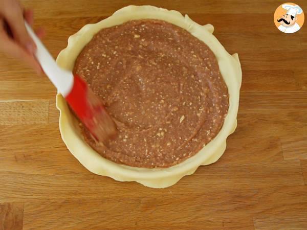 Frangipane-hindbær-pistacie-galette des rois - Forberedelse trin 4