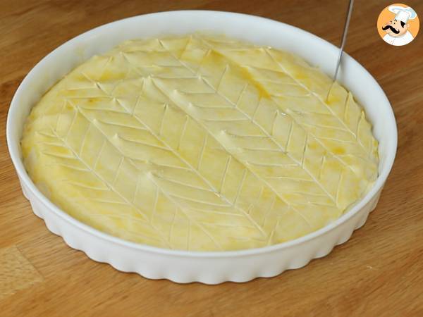 Frangipane-hindbær-pistacie-galette des rois - Forberedelse trin 6