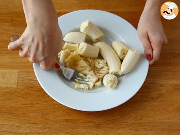 Banan- og chokoladekage - Vegansk og glutenfri - Forberedelse trin 1