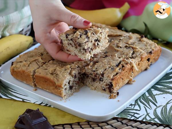 Banan- og chokoladekage - Vegansk og glutenfri - Forberedelse trin 5