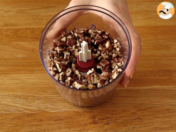 Brawnie - Rå brownie med dadler - Forberedelse trin 1