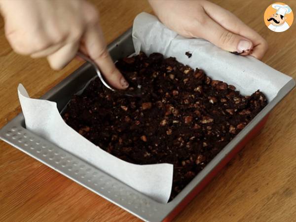 Brawnie - Rå brownie med dadler - Forberedelse trin 4