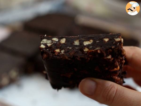 Brawnie - Rå brownie med dadler - Forberedelse trin 7
