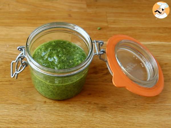 Hjemmelavet grøn pesto - pesto alla genovese - Forberedelse trin 3
