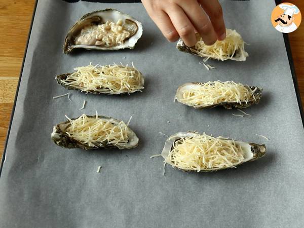Gratinering af gourmetøsters - Forberedelse trin 3