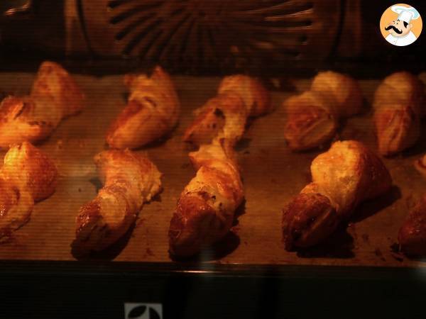 Butterdejssnurrer med ost og persille: et must til aperitiffen - Forberedelse trin 5