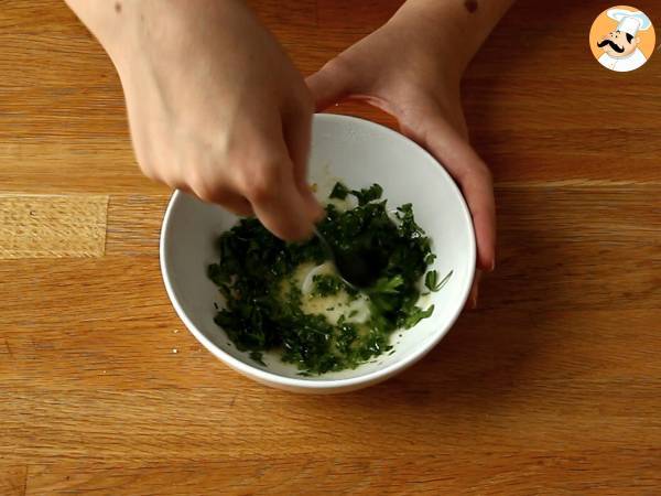 Butterdejssnurrer med ost og persille: et must til aperitiffen - Forberedelse trin 6