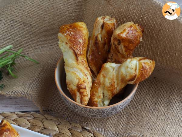 Butterdejssnurrer med ost og persille: et must til aperitiffen - Forberedelse trin 7