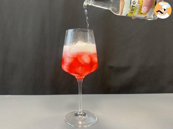 Alkoholfri martini tonic, den friske, frugtagtige cocktail! - Forberedelse trin 3