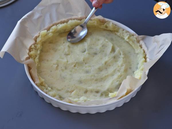Krydret tærtedej lavet med kartofler: et sundt, glutenfrit alternativ! - Forberedelse trin 3