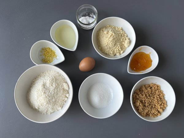 Ghriba-kiks med mandler og kokos, en marokkansk bageklassiker - Forberedelse trin 1