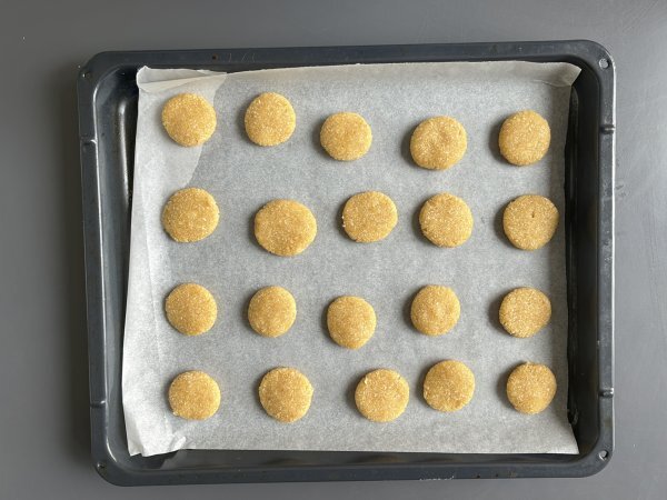 Ghriba-kiks med mandler og kokos, en marokkansk bageklassiker - Forberedelse trin 4
