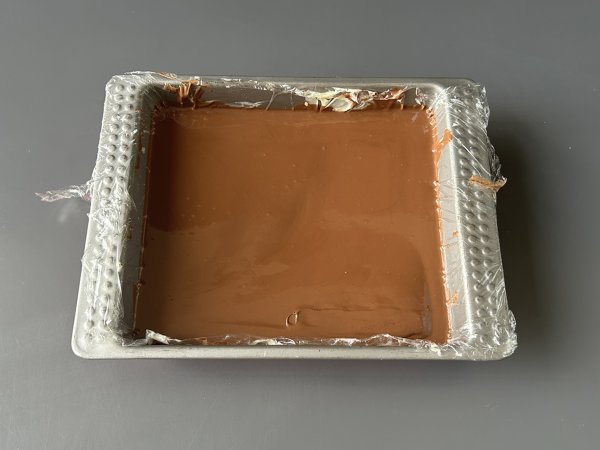 Rkhama, den marokkanske peanut- og chokoladesødme, der ikke behøver en ovn - Forberedelse trin 6