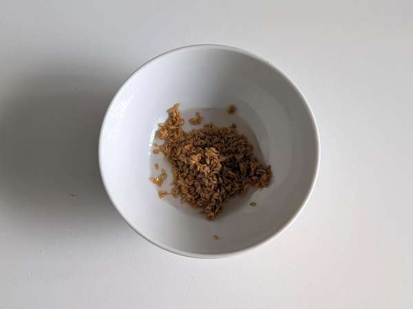 Bløde veganske pandekager med hørfrøæg: nem og æggefri opskrift - Forberedelse trin 1