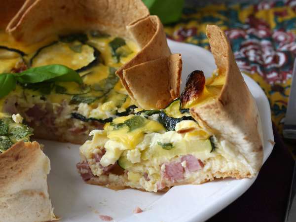 En quiche uden wienerbrød med tortilla? Det er muligt! En let opskrift, der er perfekt til sommeren! - Forberedelse trin 7